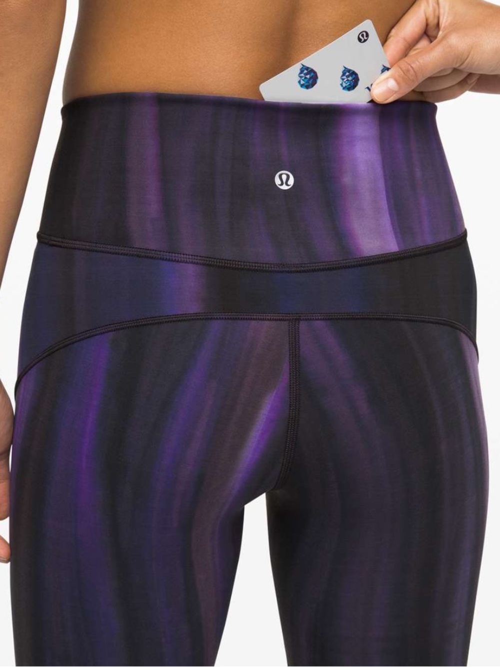 lululemon athletica Purple and Black Spray-Dye Leggings - Picture 2 of 6